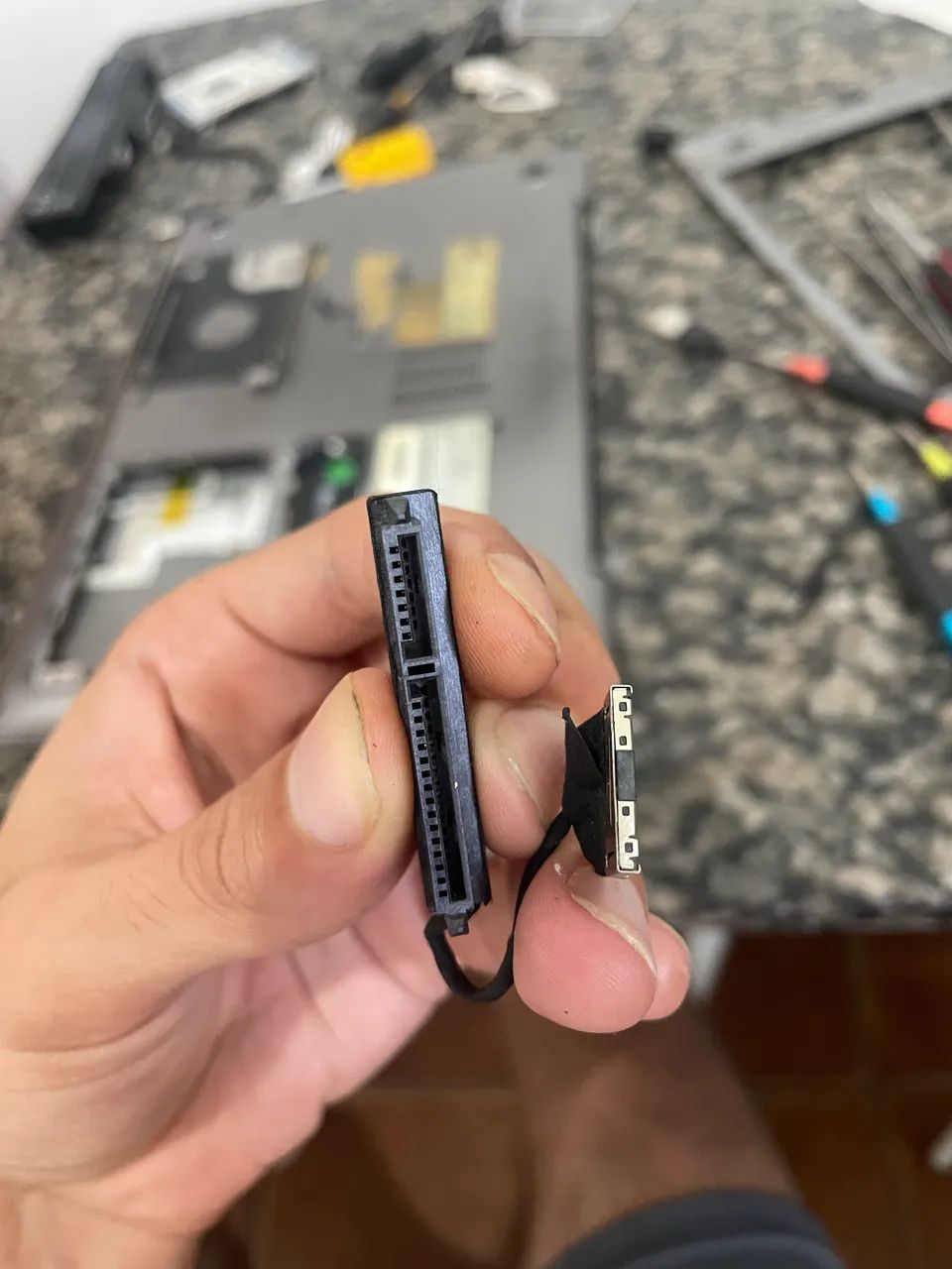 Cabo Flat SATA HD Notebook Samsung NP530U4BL Original - Foto 2