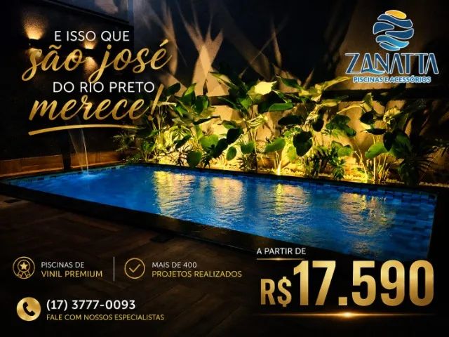 Piscina de vinil 10m²