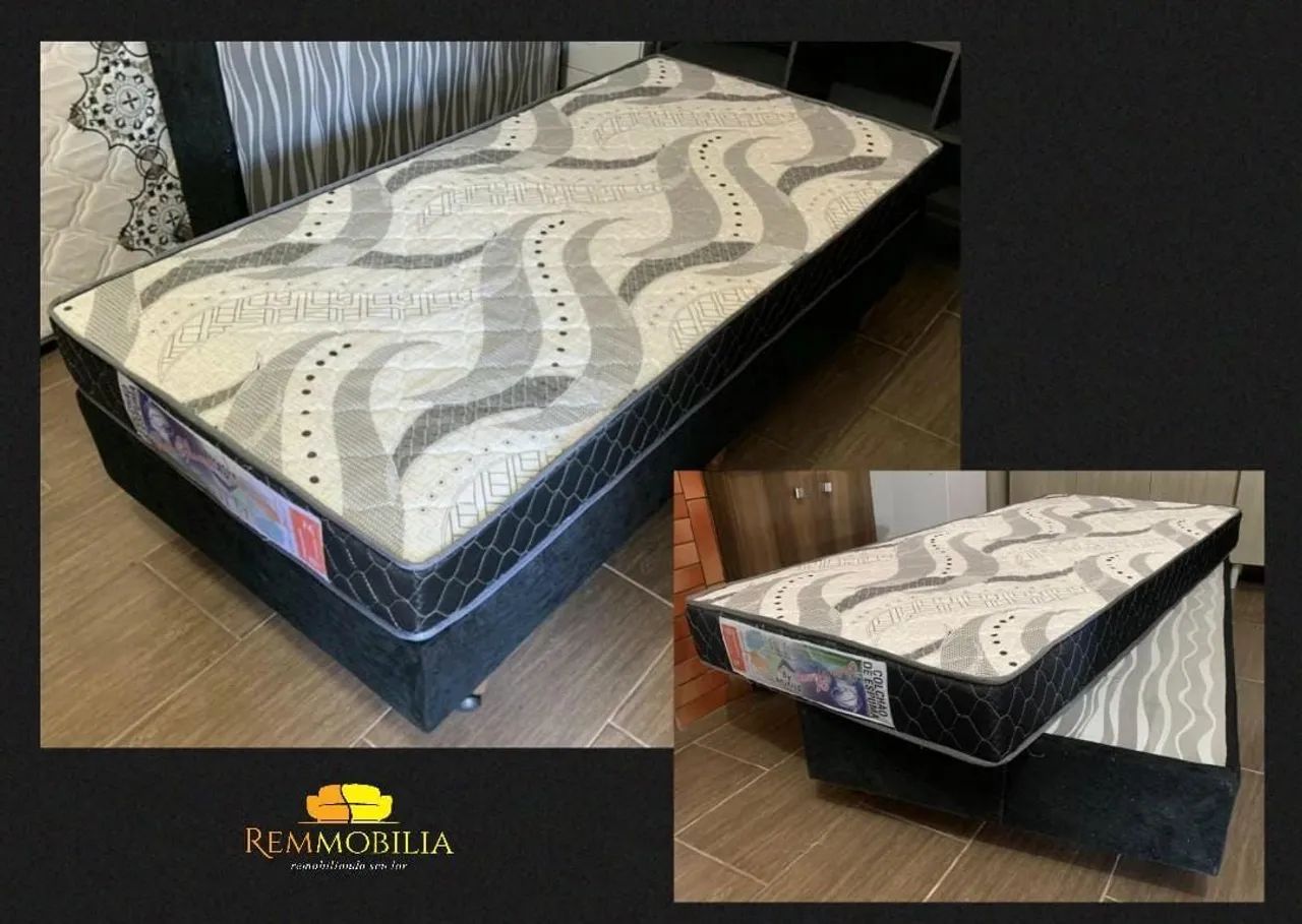 CAMA BOX SOLTEIRO - NOVA / ENTREGAMOS 