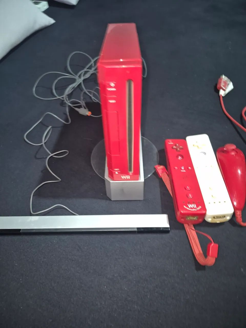 NINTENDO WII VERMELHO COMPLETO DESBLOQUEADO  - Foto 4
