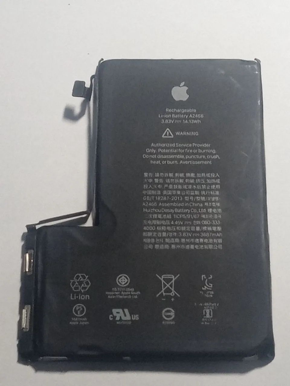 Bateria iPhone 12 pro Max A2466 90% de saude