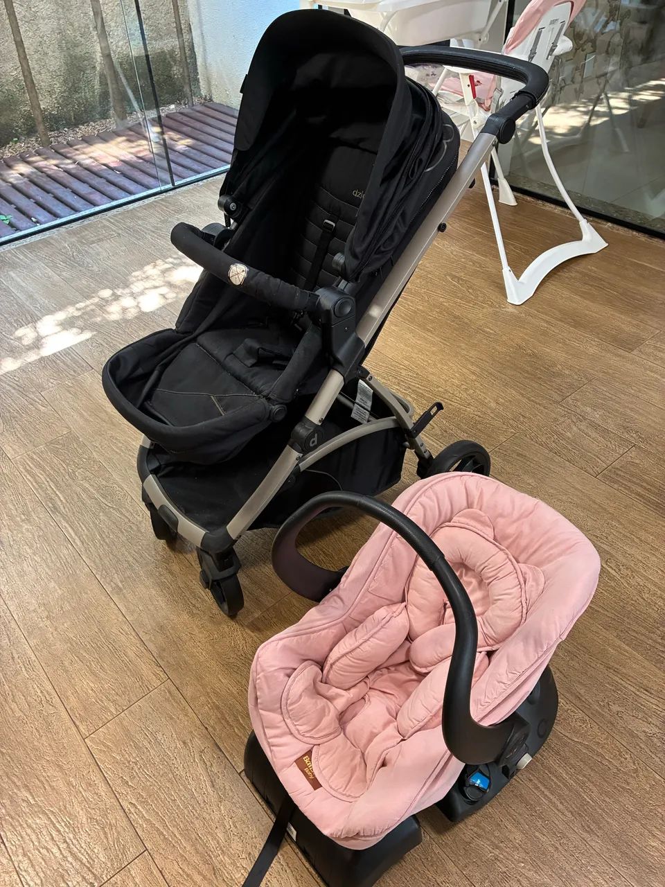 Carrinho de Bebê com Bebê conforto Dzieco - Foto 5