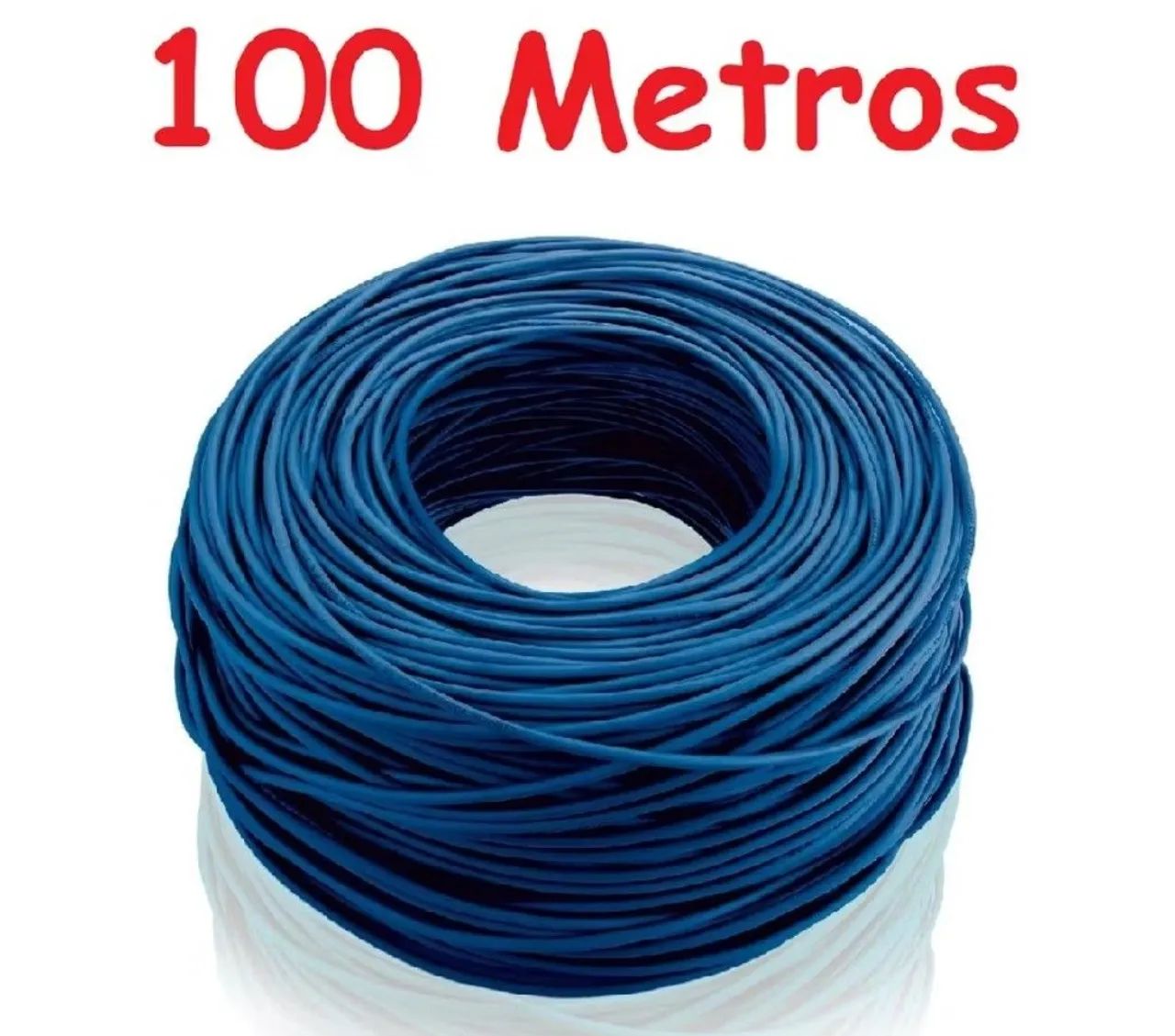Cabo de Internet rede 100 metros crimpado pronto para uso - Foto 5