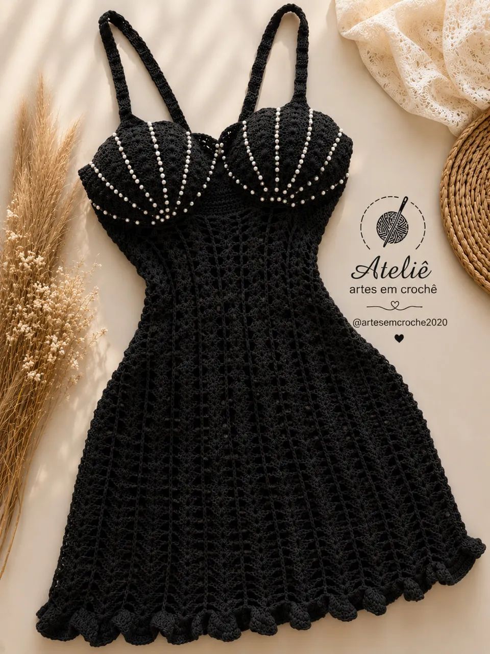 Vestidos em crochê elegantes  - Foto 3