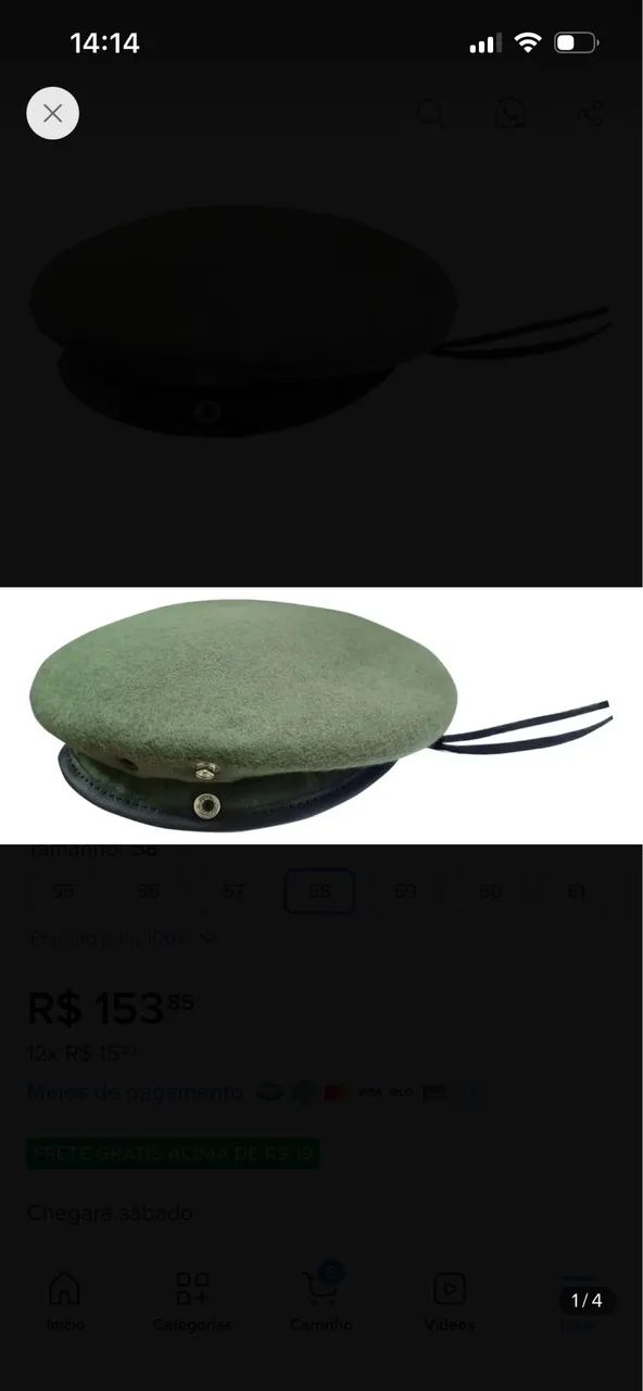 Boina militar verde - Foto 3