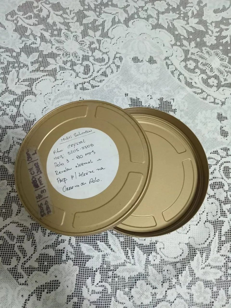 Lata de filme de rolo original 