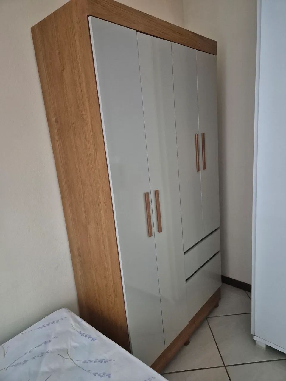 Guarda roupa + Cama solateiro(NOVOS) - Foto 4