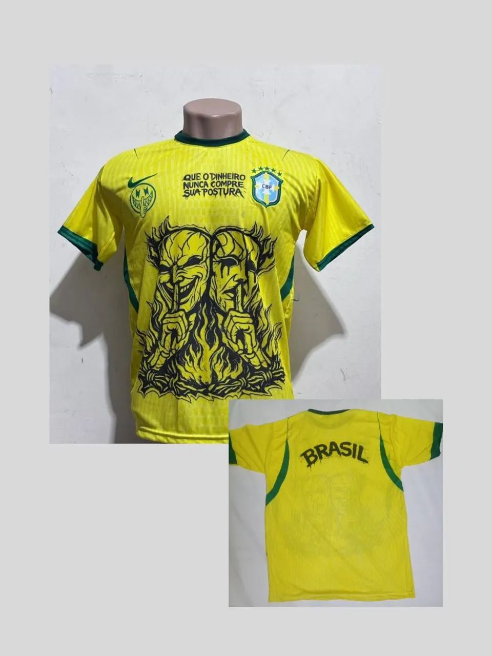 Camisa do Brasil Amarela nova torcedor 