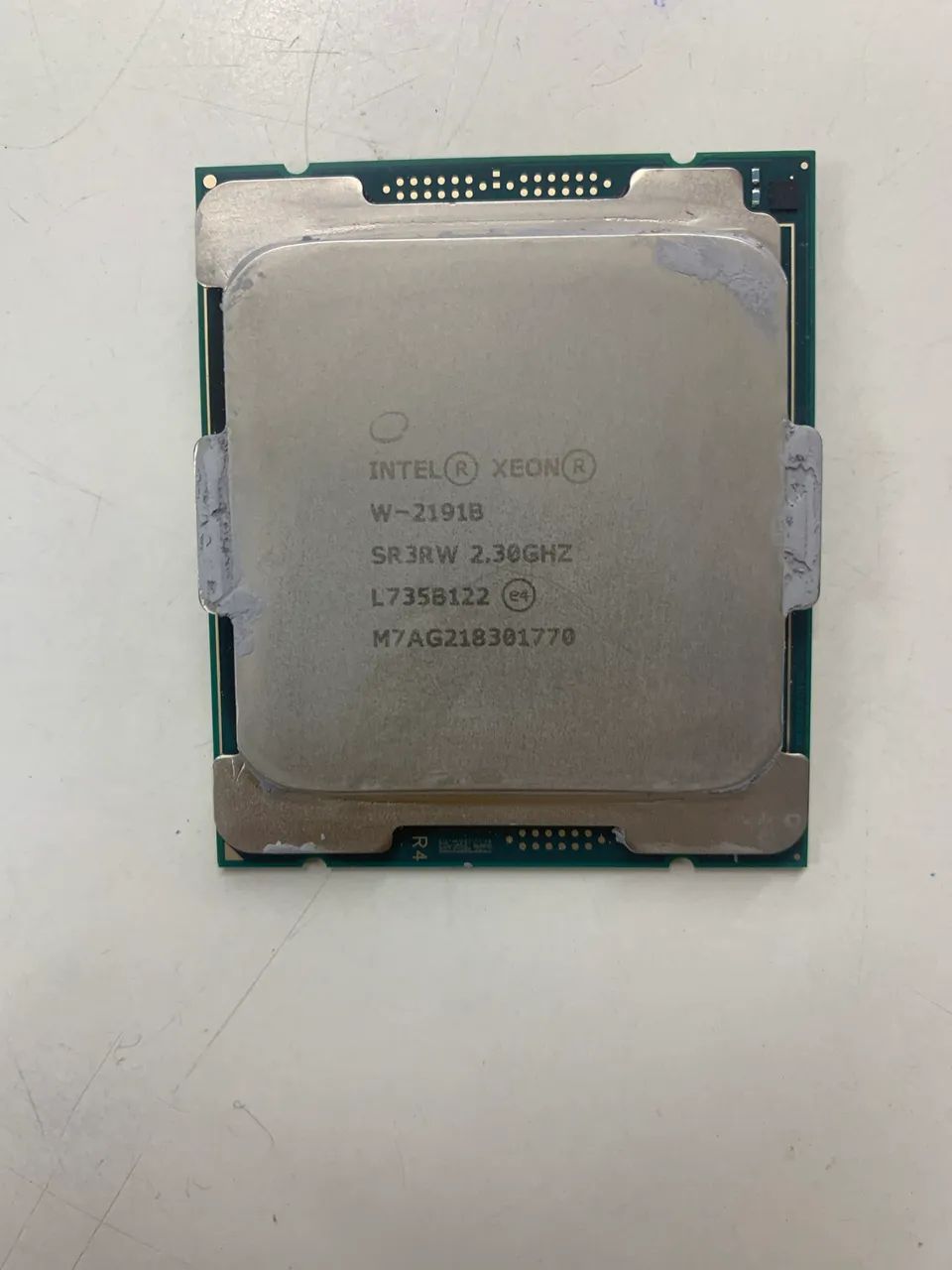 Xeon w-2191b pode testa antes 