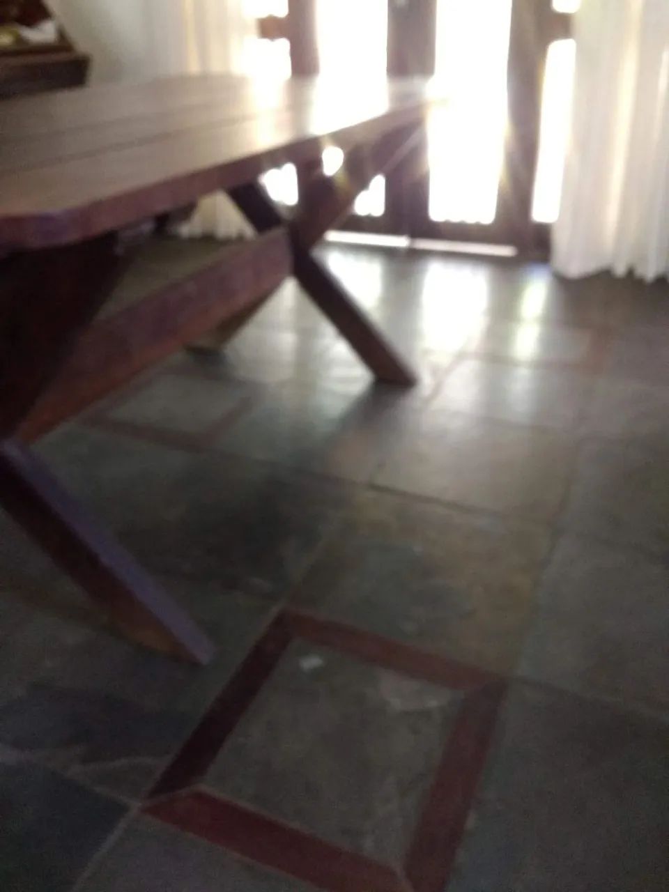 Mesa rústica de madeira pau d'arco  - Foto 2