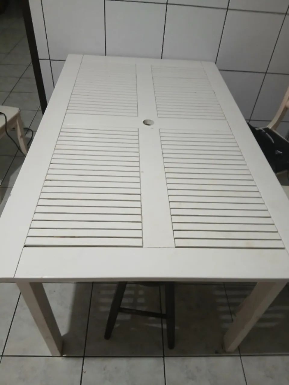 Mesa de jantar para jardim ou terraço da tok stok64962146928643121