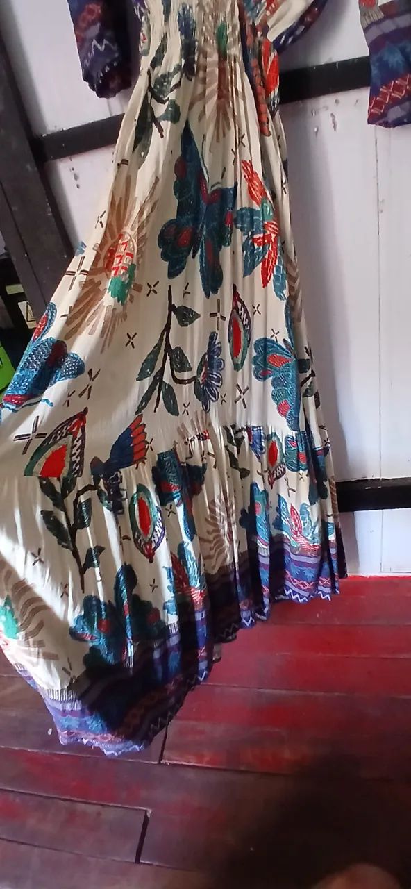 Vestido longo tamanho m e g  - Foto 2