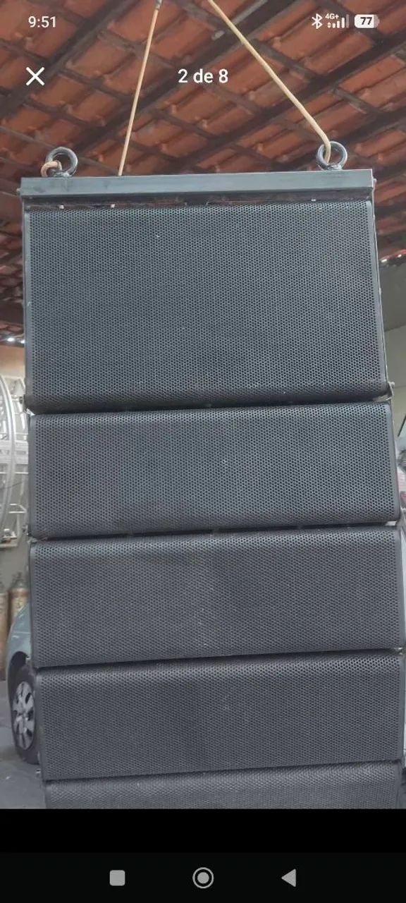 10 caixas de som LINE Array ativa com bumpper  - Foto 2