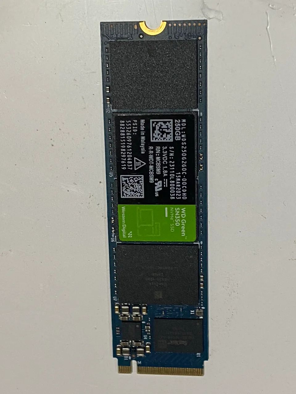 Original WD Green 256GB NVMe SSD