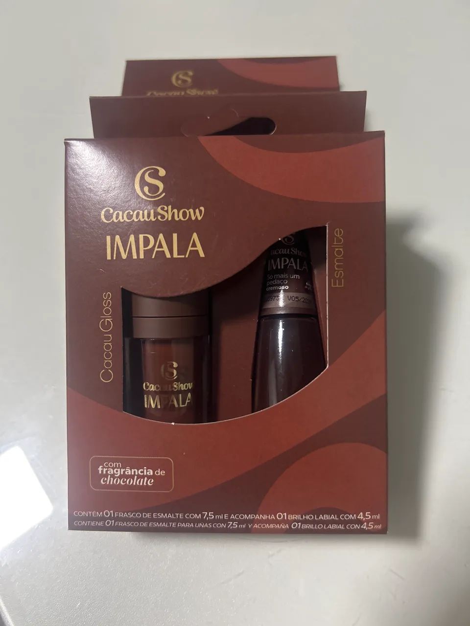 Kit Impala e Cacau Show: esmalte e gloss labial  - Foto 2