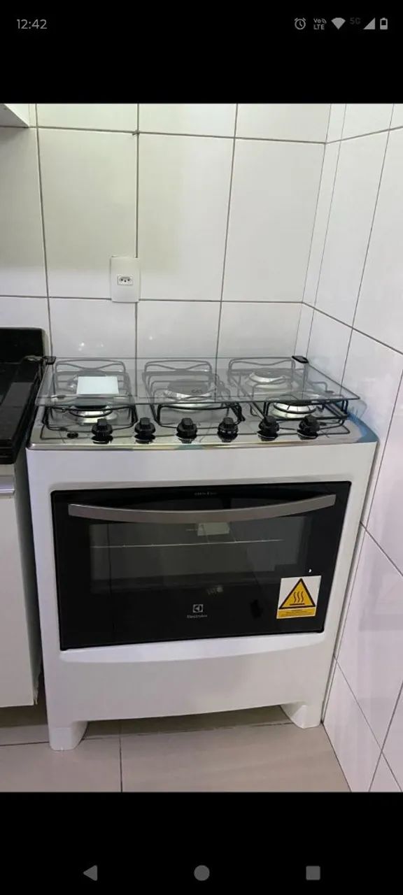 Fogão, 5 bocas, Electrolux 