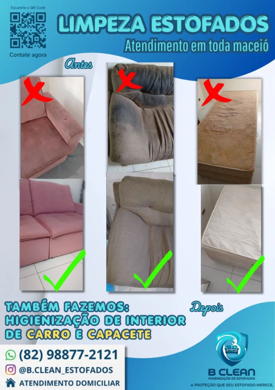 Limpeza Profissional de Estofados