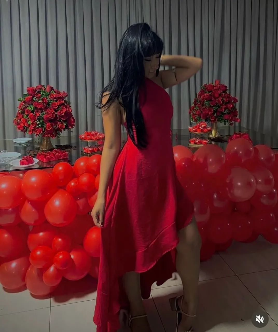 vestido para festas 