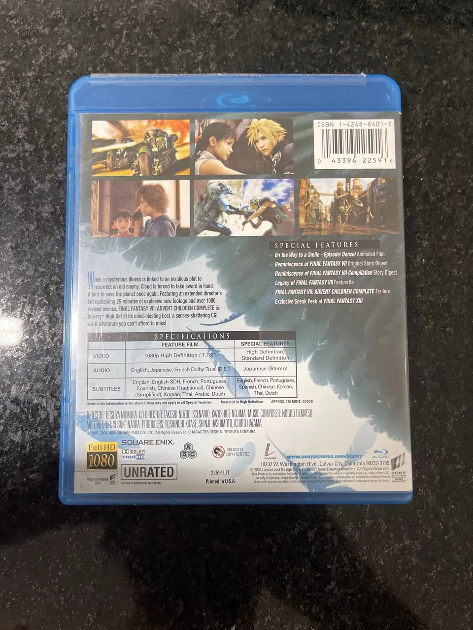 Blu-ray Final Fantasy 7 Advent Children - Foto 2