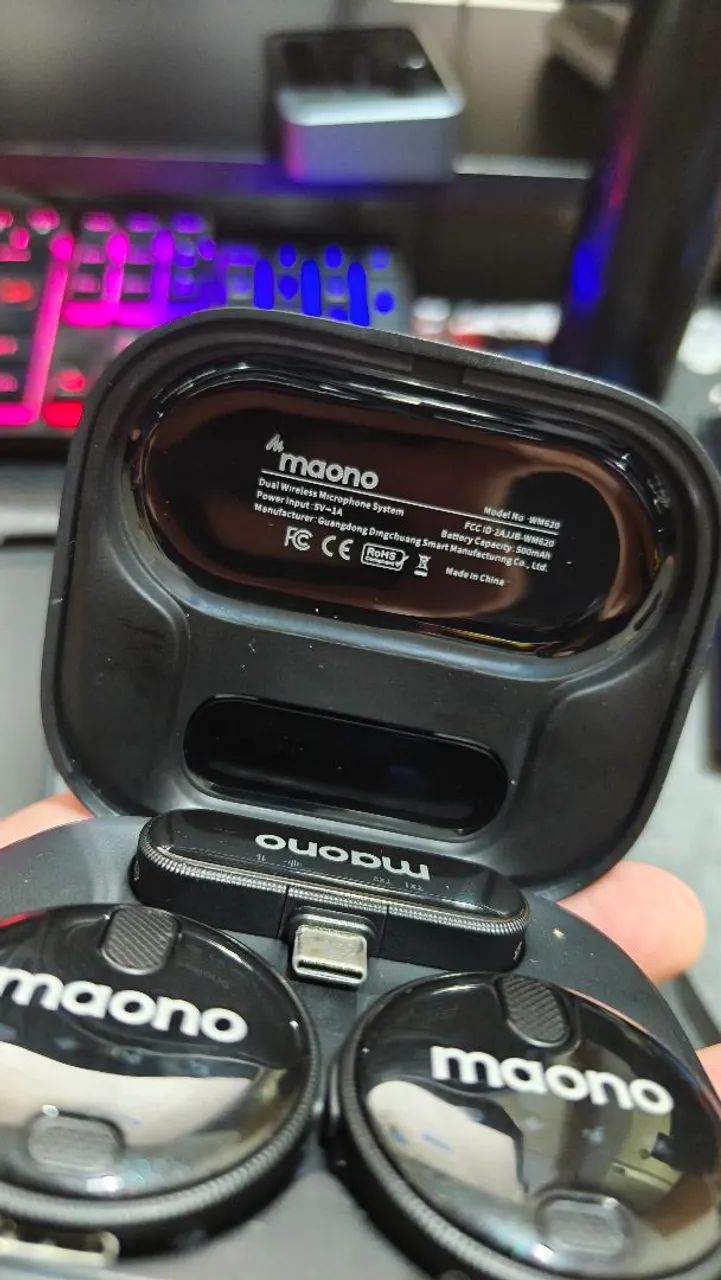 Microfone de Lapela Maono WM620 USB C - Foto 5
