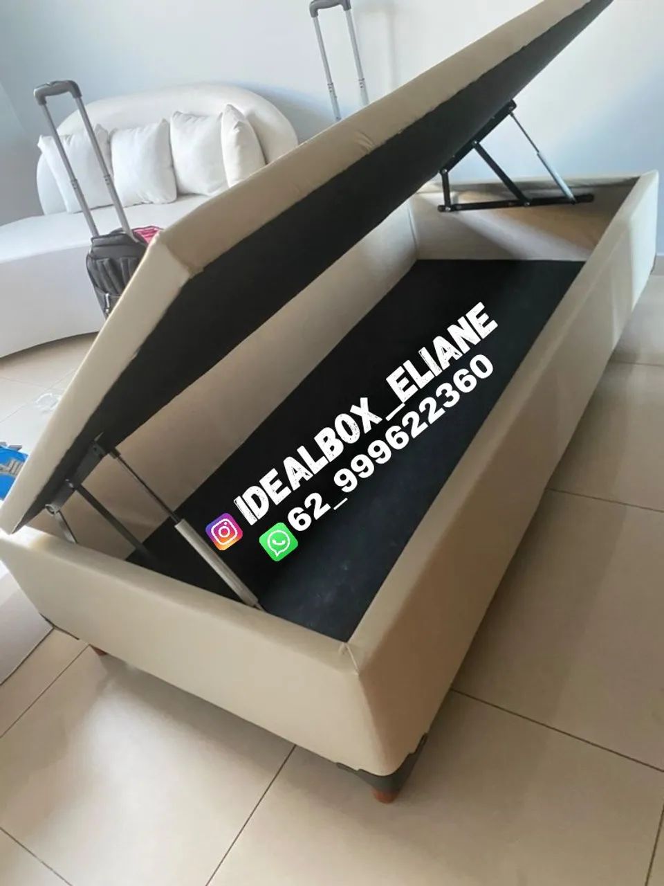 Box baú solteiro 88×188 - Preço de fábrica  - Foto 2