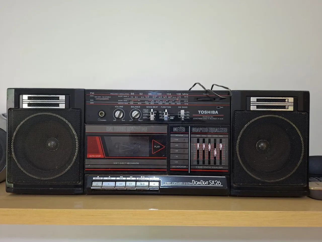 Microsystem Toshiba Rádio / Cassete