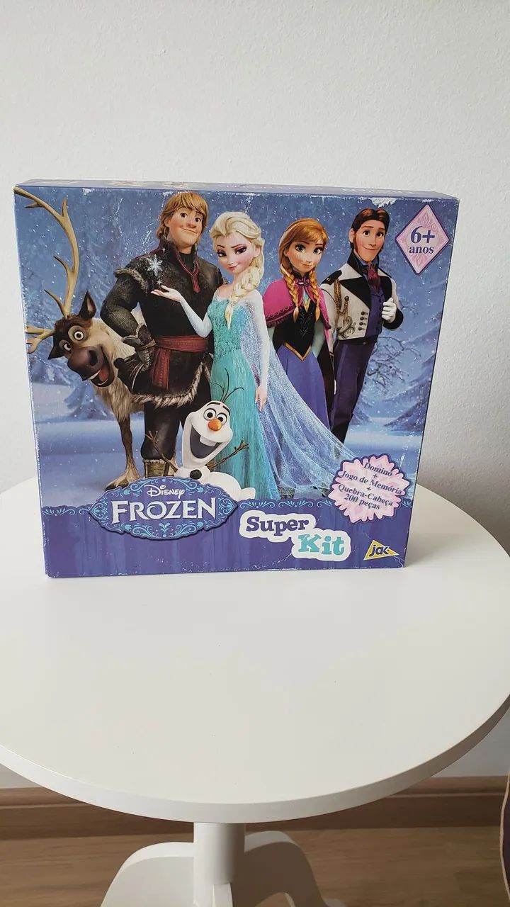Quebra cabeça Disney Frozen - Super Kit
