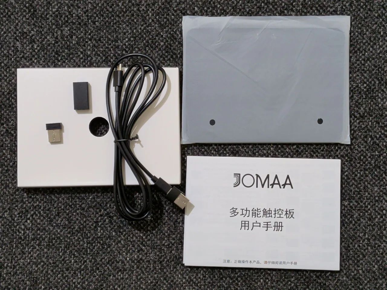 Trackpad Bluetooth/ Dongle 2,4G/ Fio Para Mac e Windows - Foto 4