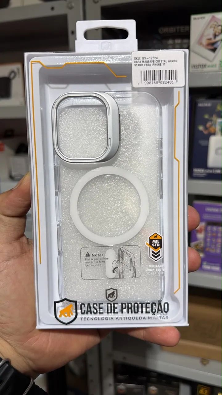 Capa Crystal Armor para iPhones 17, 17 Pro e 17 Pro Max  - Foto 4