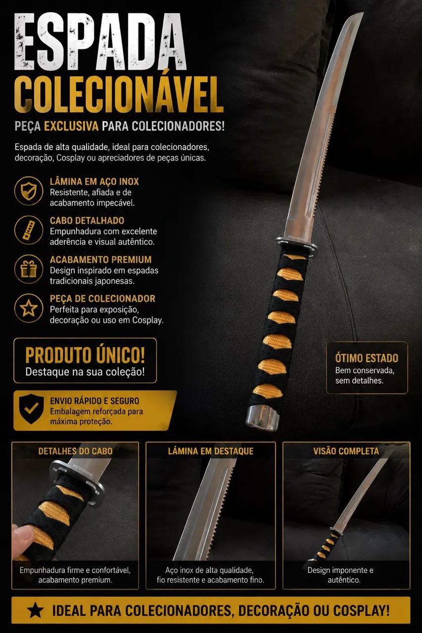 Espada colecionável  - Foto 5