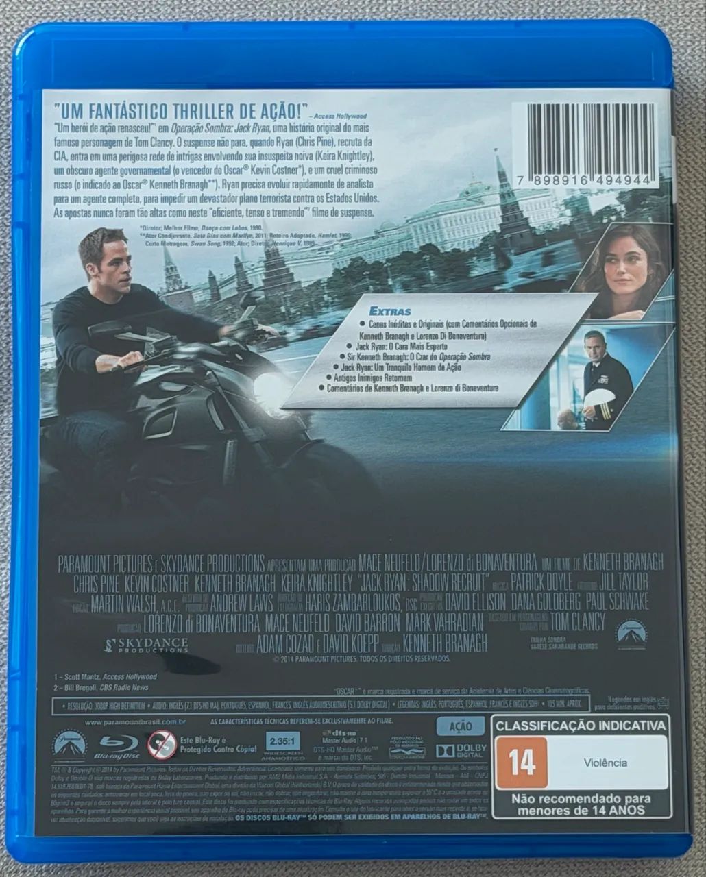 BLU-RAY OPERAÇÃO SOMBRA (ORIGINAL) - Foto 2