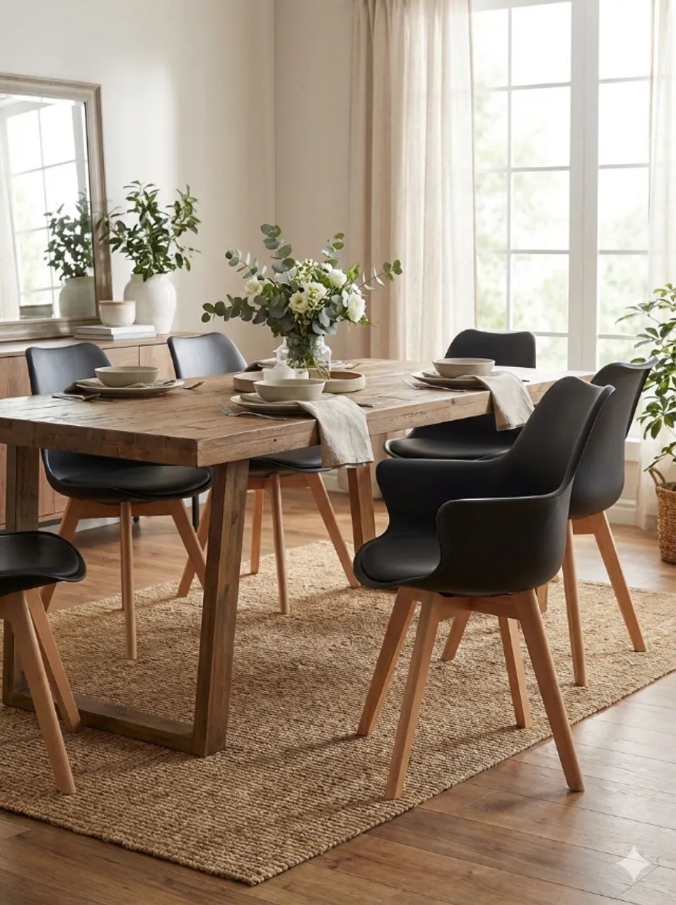 Cadeira Joly com Braço e Assento Estofado - Design Moderno