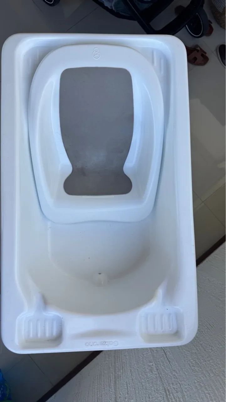 Banheira bebê com base e encosto  - Foto 5