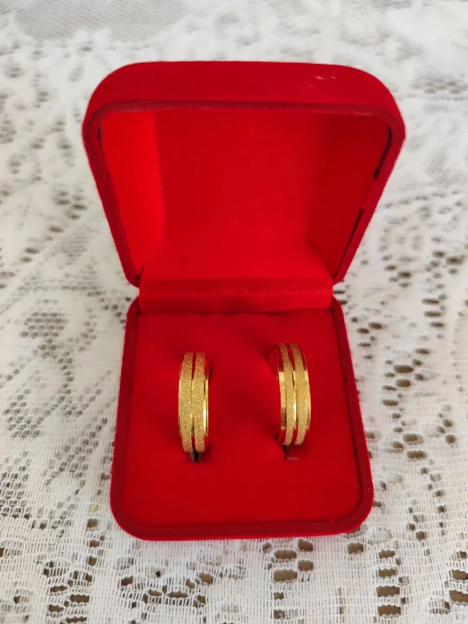 Alianças Banhadas a Ouro 18K