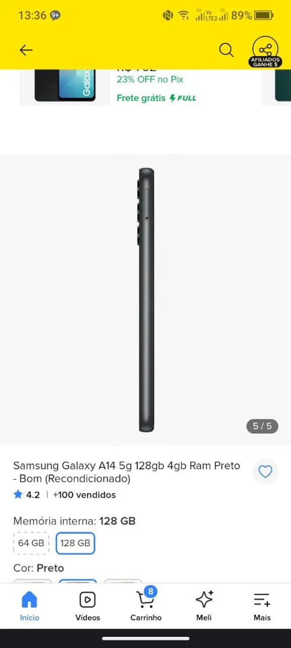 Samsung Galaxy A14,  4 GB RAM e 128 GB  - Foto 4