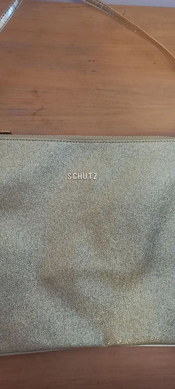 Bolsa schutz dourada - Foto 5