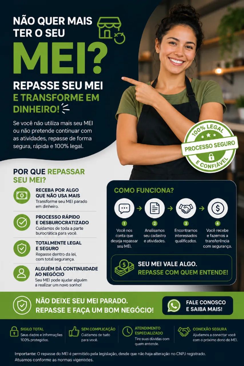 Regularize seu MEI ou transfira caso nao tenha mais interesse