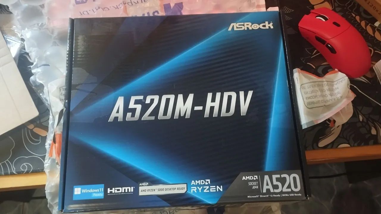Placa mãe ASRock A520M-HDV - Foto 3