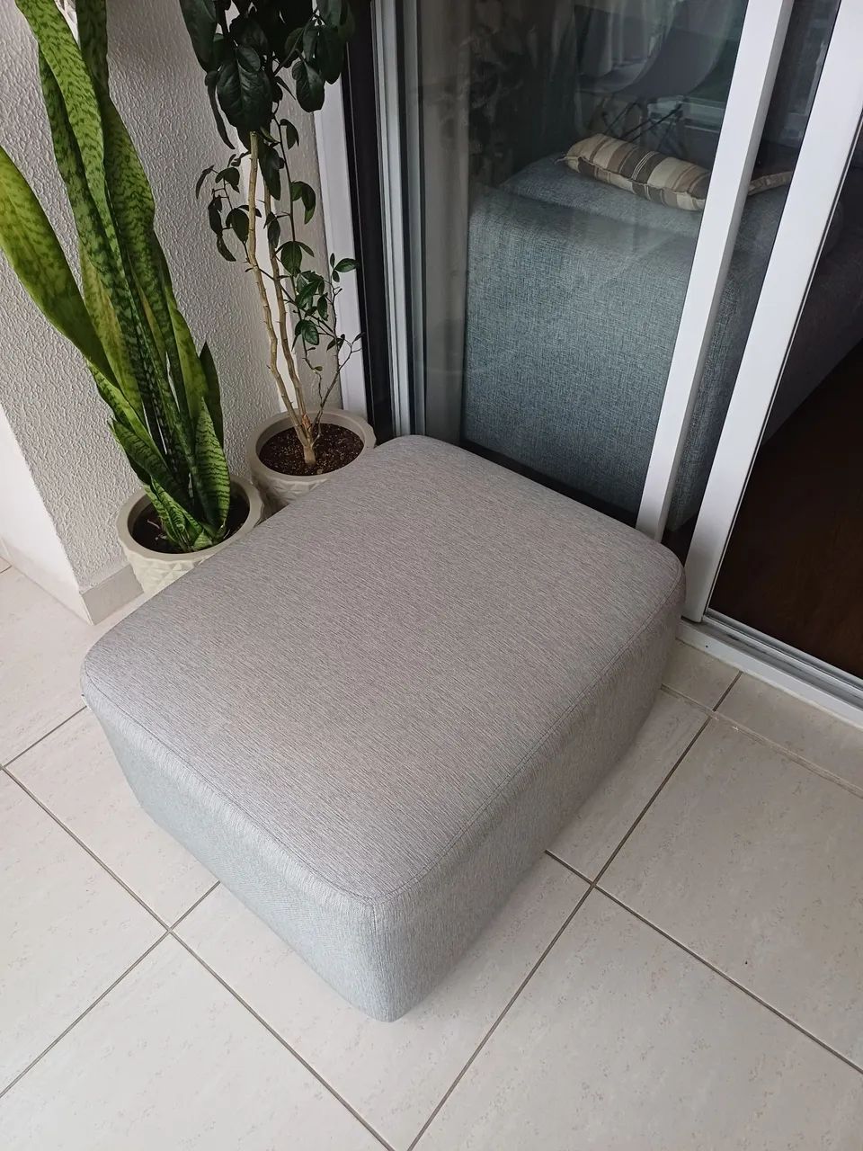 Pufe Modular Linho - Tok Stok 8 meses de uso.