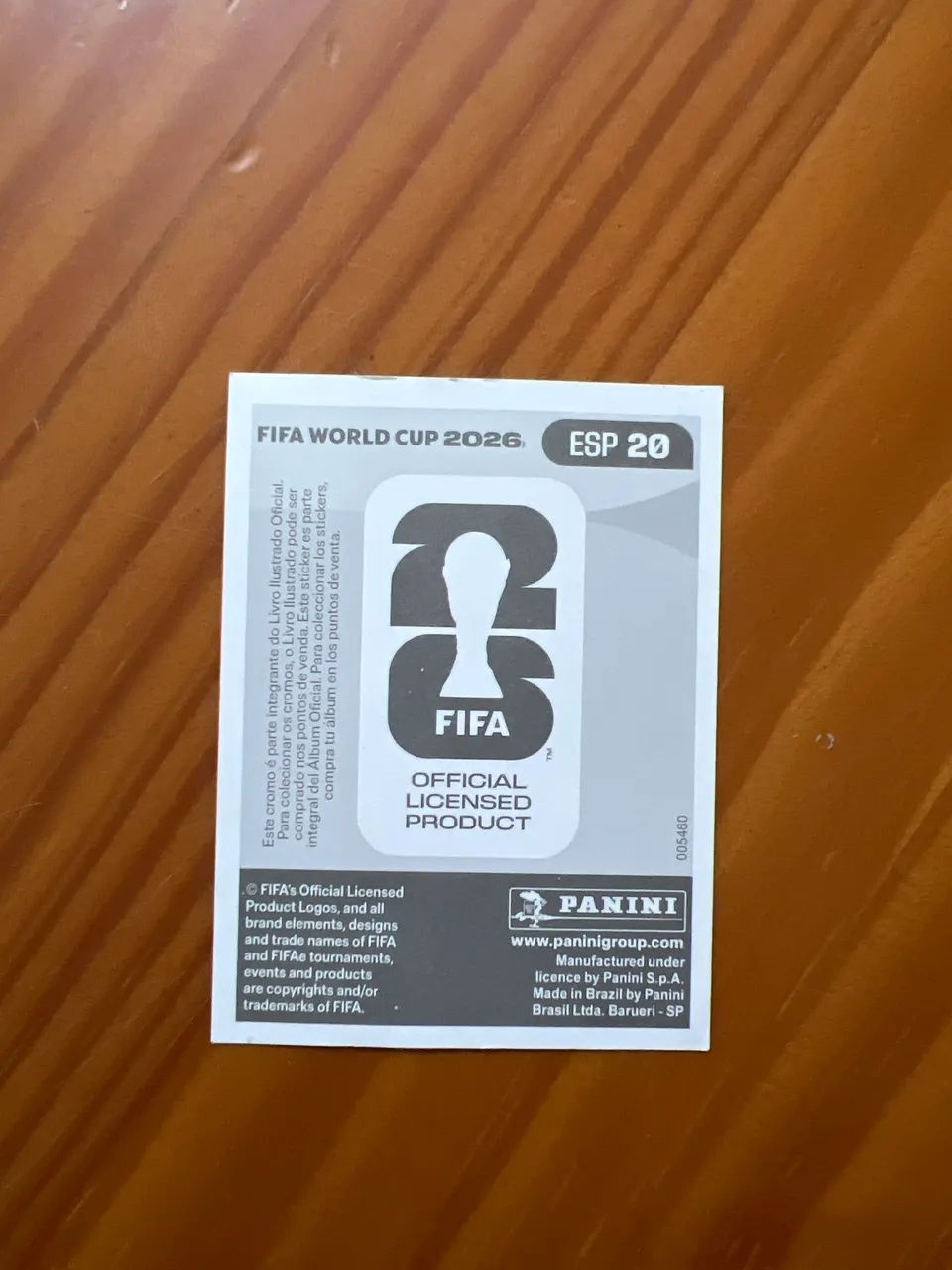 Figurinha da copa do mundo 2026 - ESP 20 - Foto 2