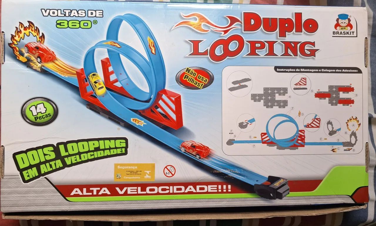 Pista de brinquedo Duplo Looping - Foto 2