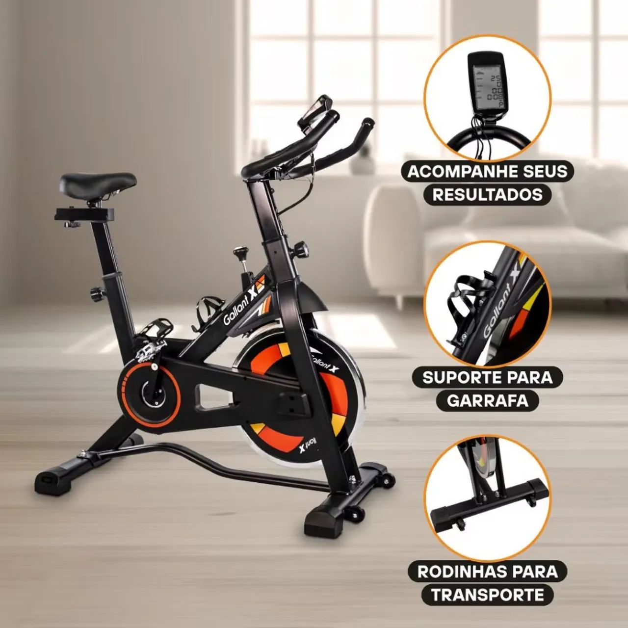 Bicicleta ergométrica spinning - Foto 3