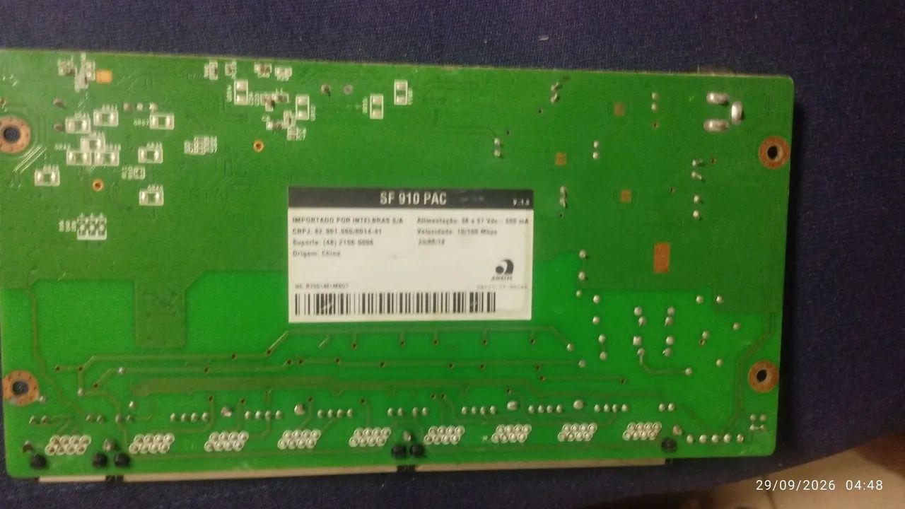 SWITCH PoE Reverso Intelbras DF 910 - Foto 5