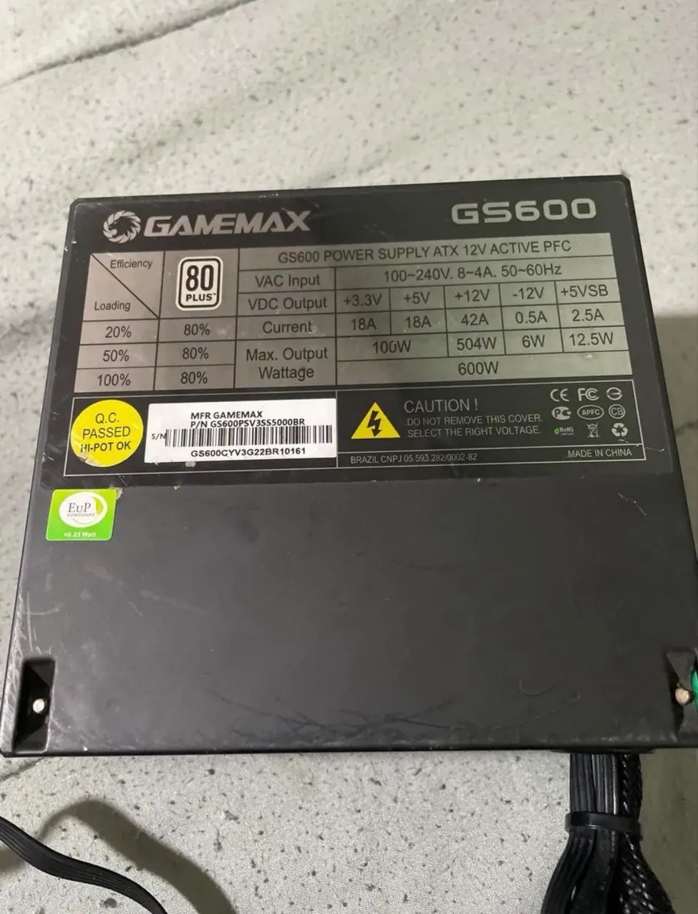 Fonte para PC - GameMax GS600w - Foto 2