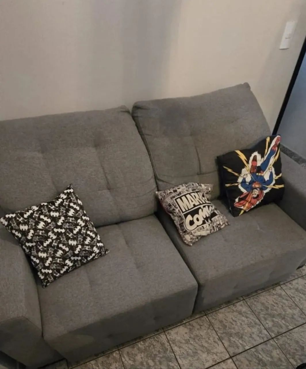 sofá 2 lugares 110cm largura e 200cm braço a braço - Foto 5