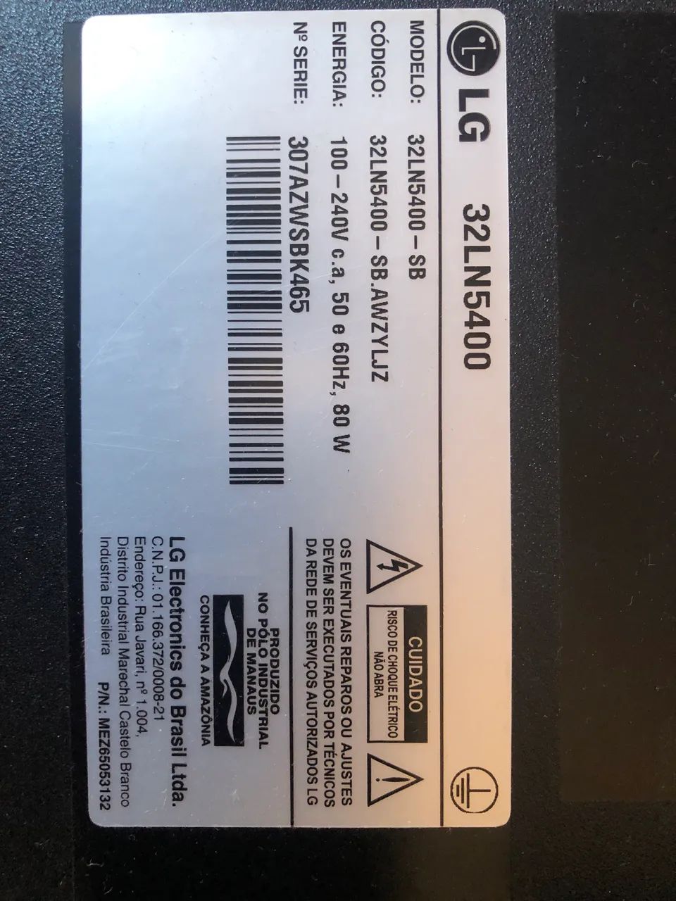 Tv LG 32 com tela quebrada  - Foto 3