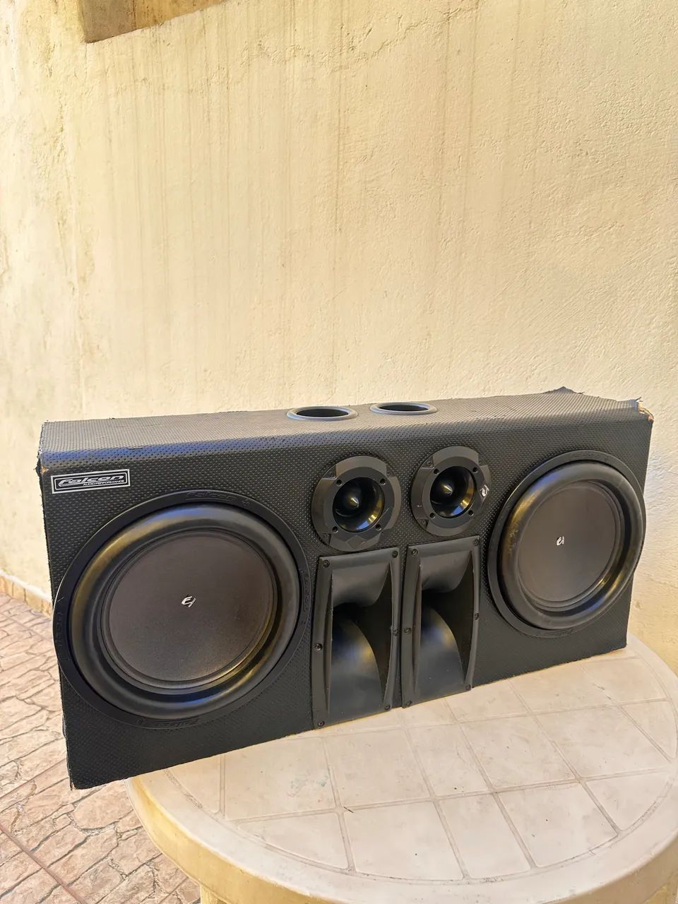 Caixa trio Falcon tweeter Cornetas e subwoofer  - Foto 2