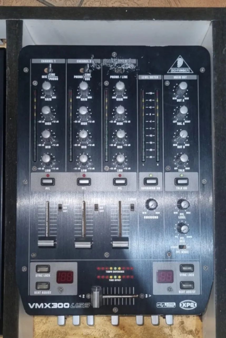NAPOLI CDJ-6000DJ USB COM MIXER VMX-300USB. - Foto 4