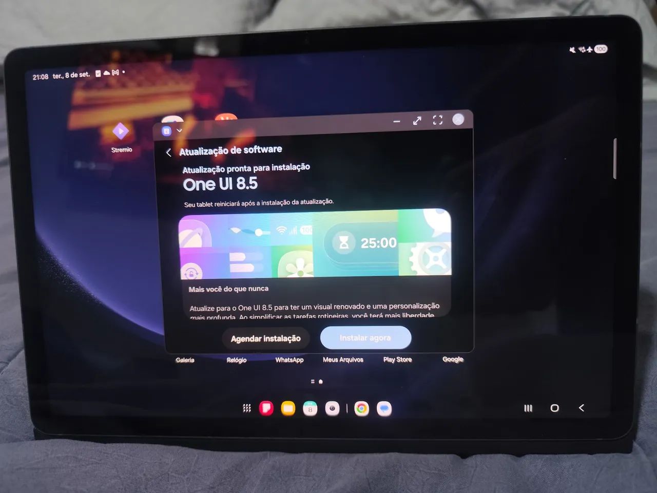 Samsung Galaxy Tab S9 FE 6GB/128GB - Praticamente novo - Foto 4