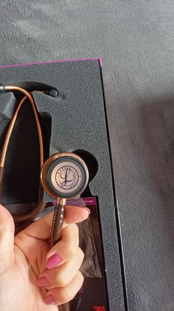 Eestetoscópio Classic 3 Chocolate Littmann - Foto 2